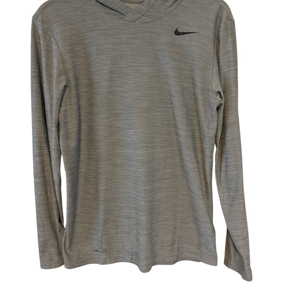 Nike Men's Gray Long Sleeve thin hoodie size small
